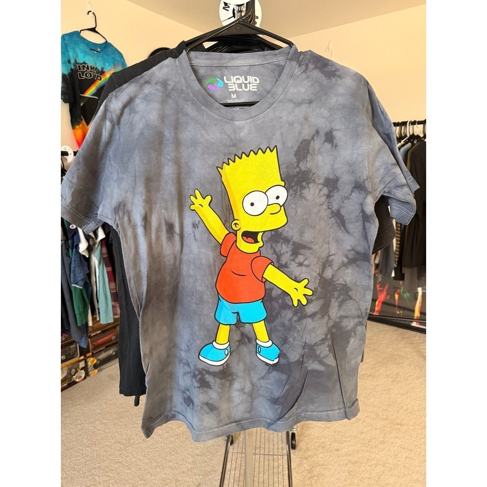 #11 -Bart‎ Simpson Liquid Blue Tye Dye